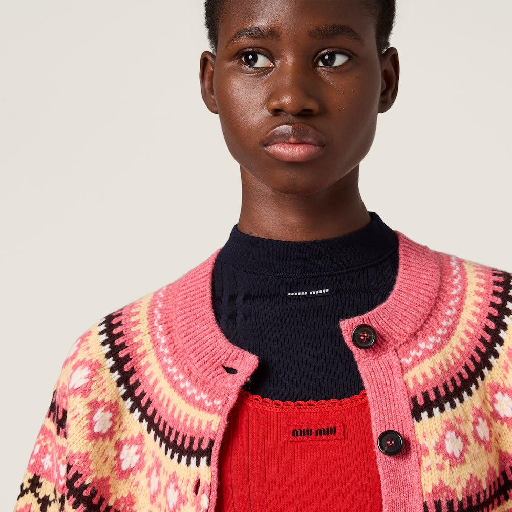 Miu Miu vlněný kardigan