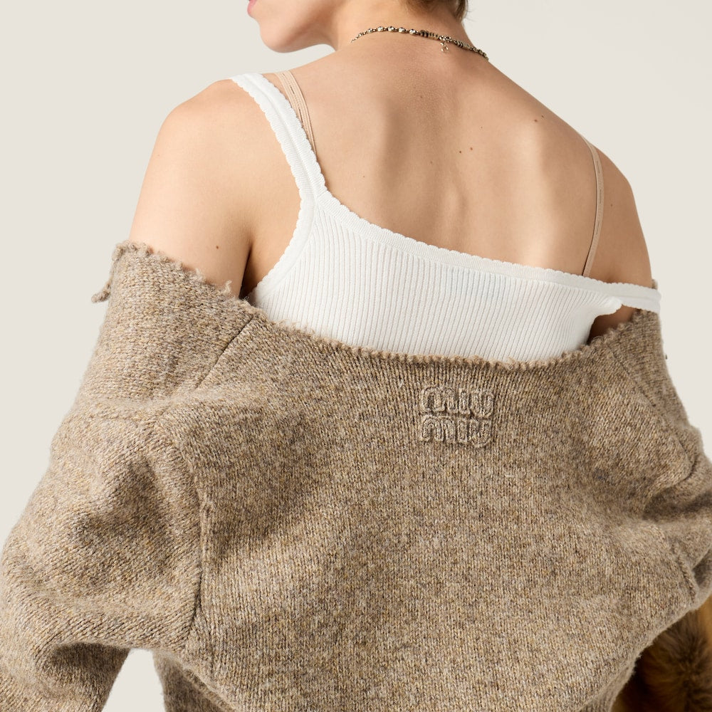 Miu Miu vlněný kardigan