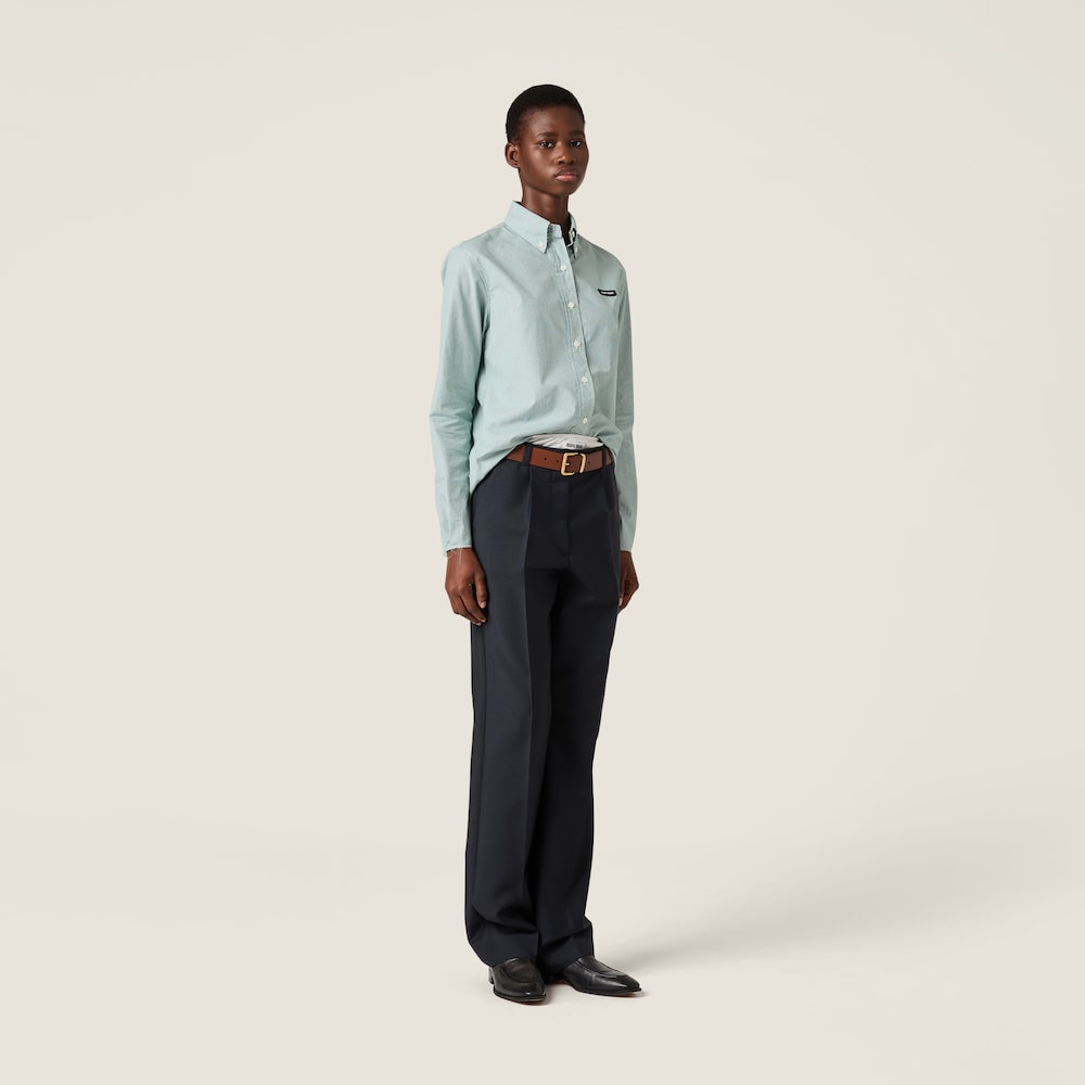 Miu Miu popelínová košile