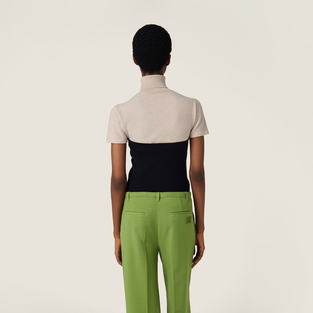 Miu Miu kašmírový svetr s rolákem