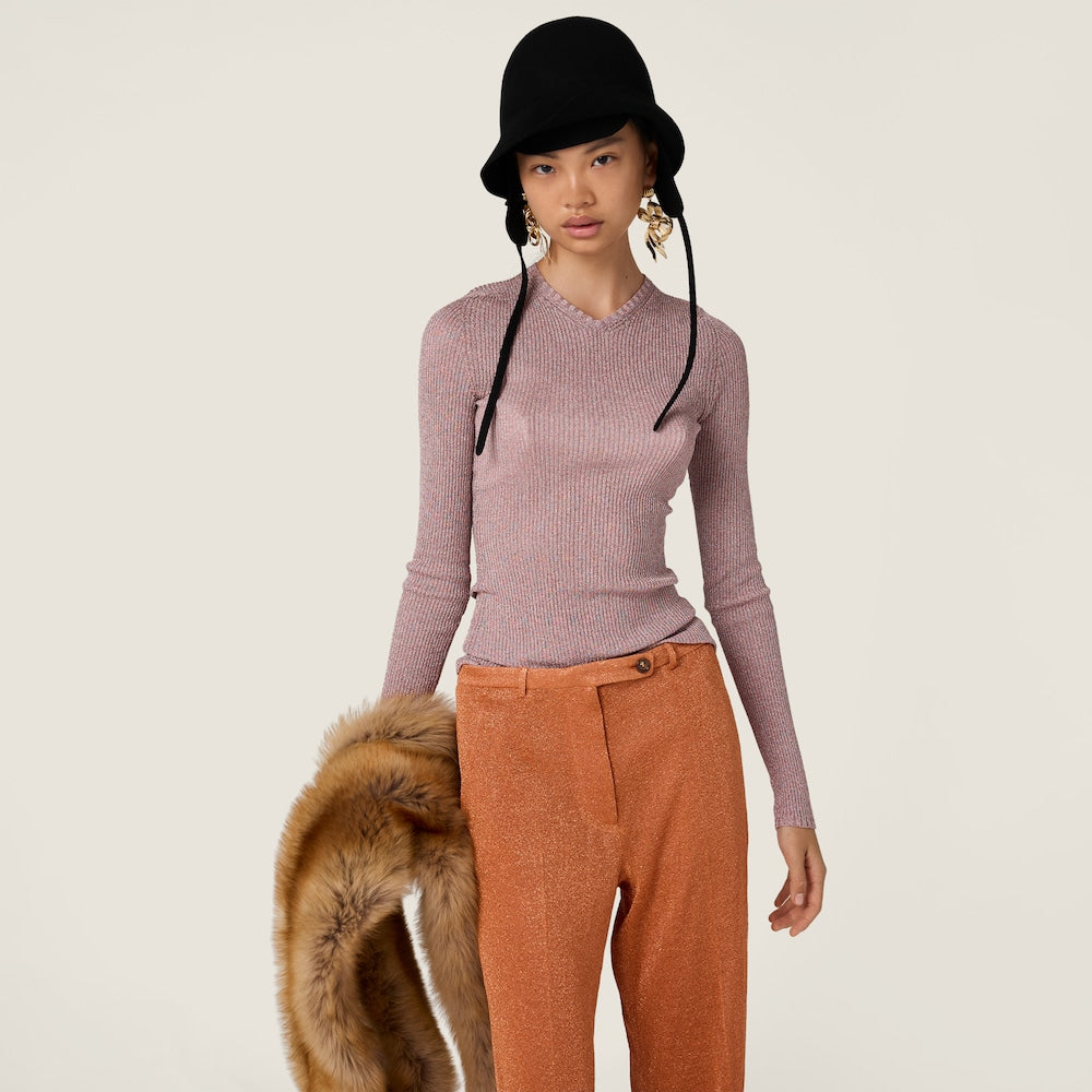 Miu Miu Lurex kalhoty