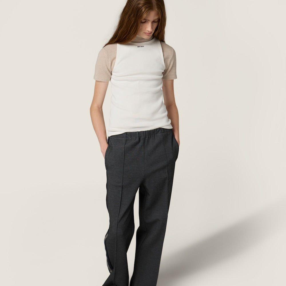 Miu Miu bavlněné úpletové tílko