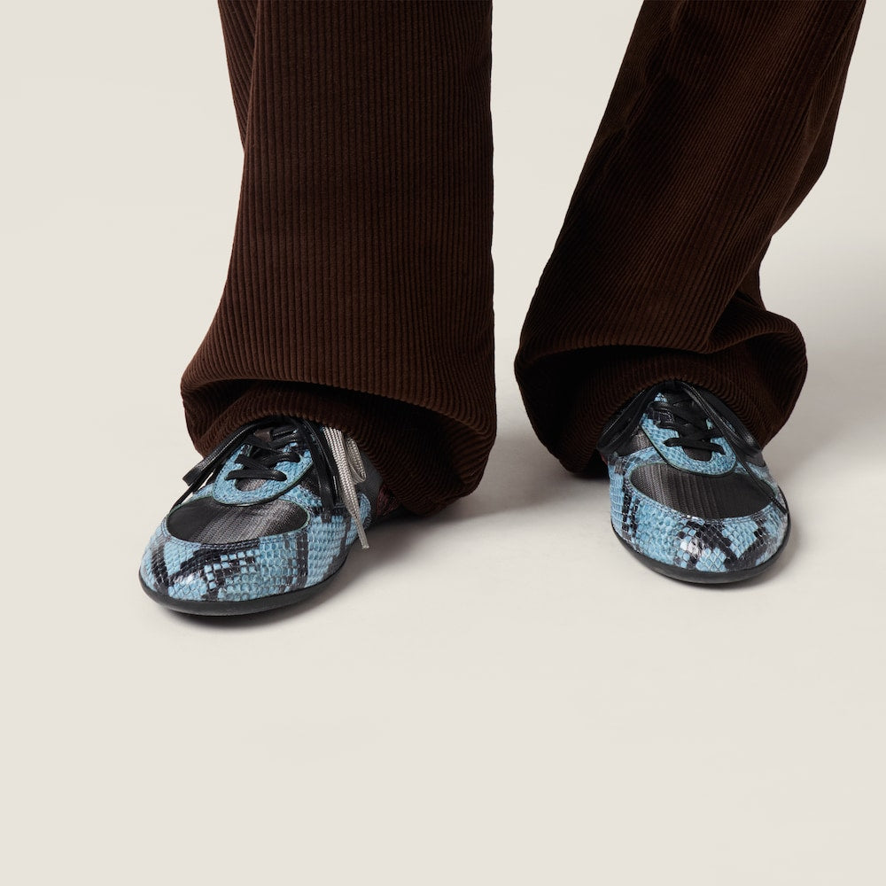 Miu Miu manšestrové kalhoty