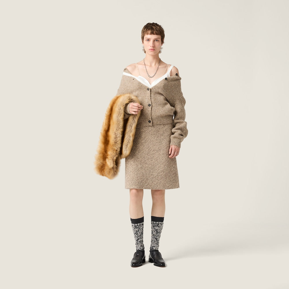 Miu Miu vlněný kardigan