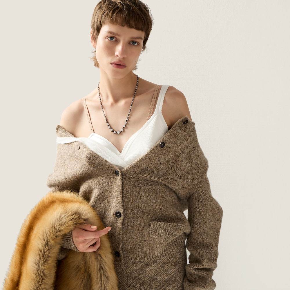 Miu Miu vlněný kardigan