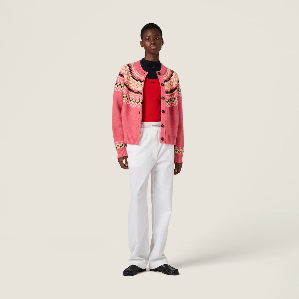 Miu Miu vlněný kardigan