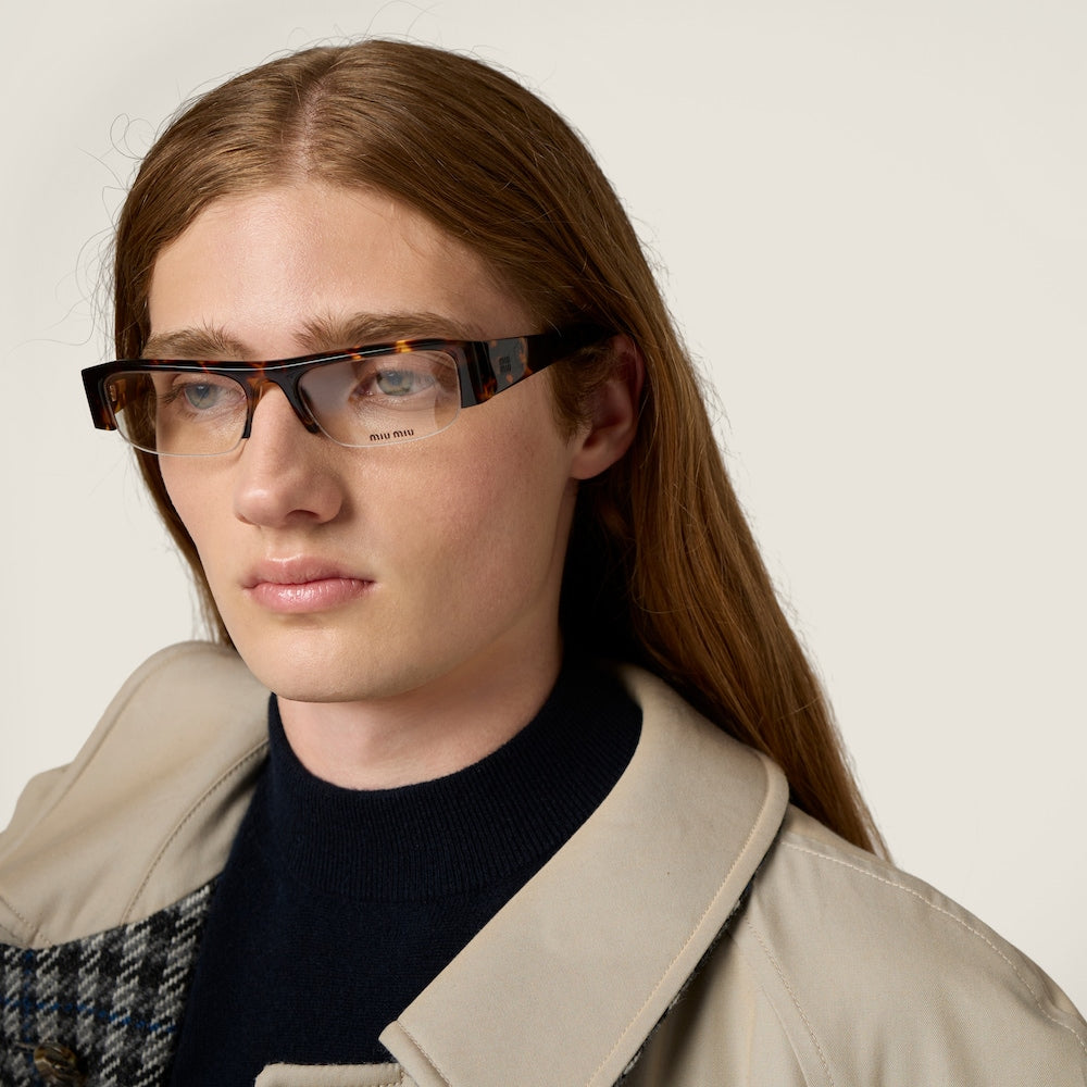 Miu Miu oboustranný keprový a kostkovaný trenčkot