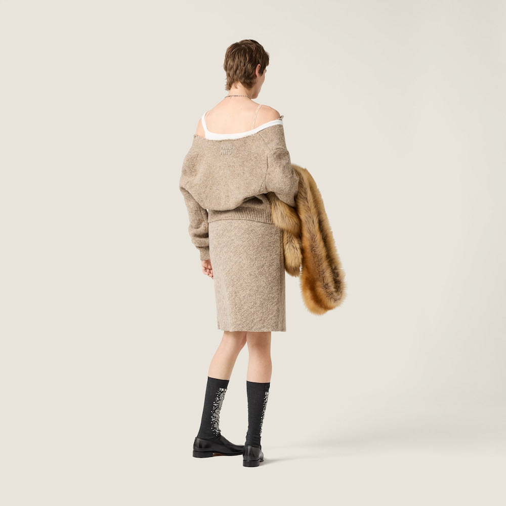 Miu Miu vlněný kardigan