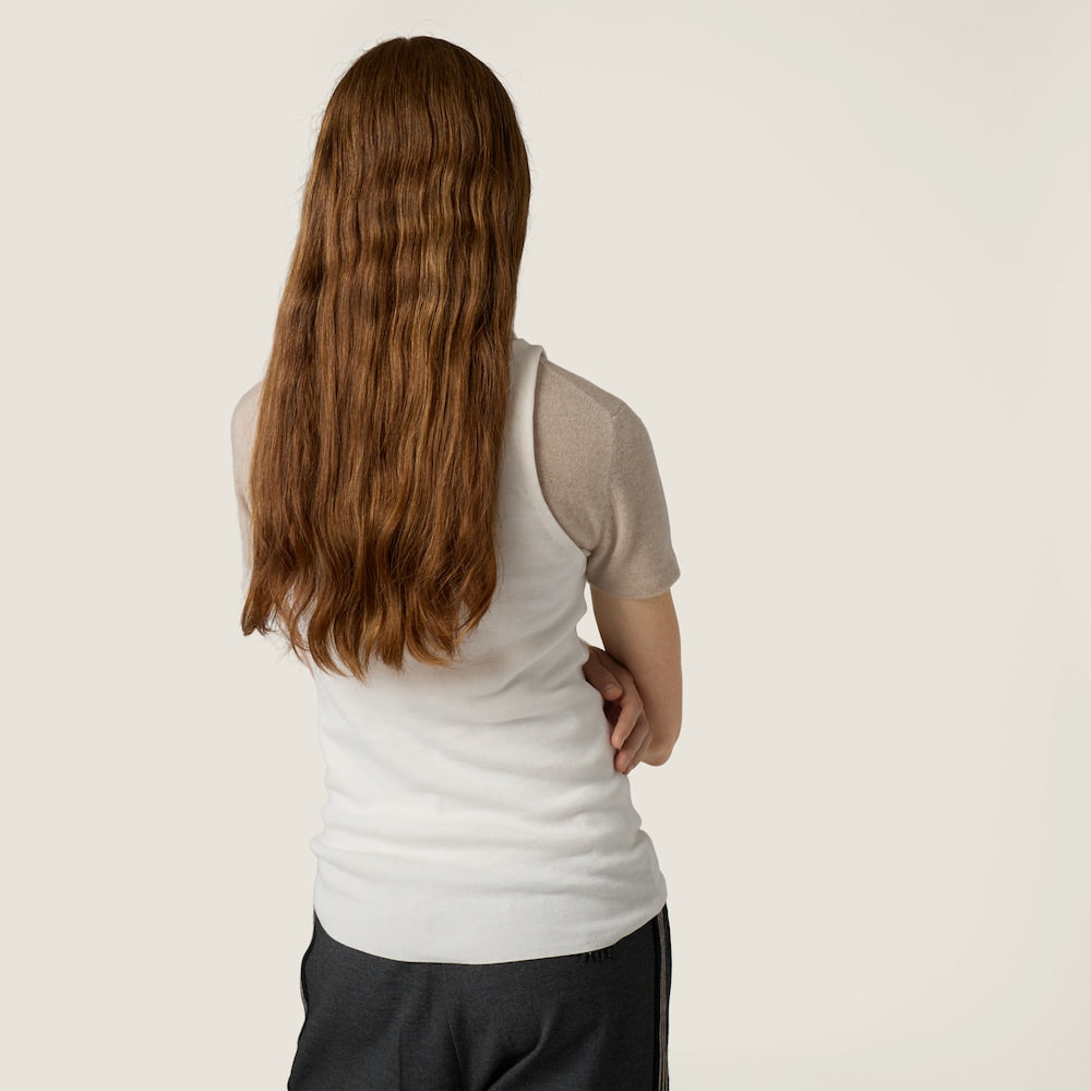 Miu Miu bavlněné úpletové tílko