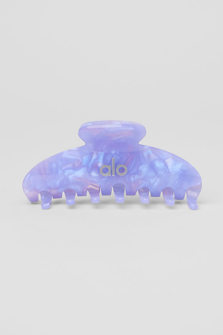 Alo Yoga 90's Claw Clip - euforická fialová mramor