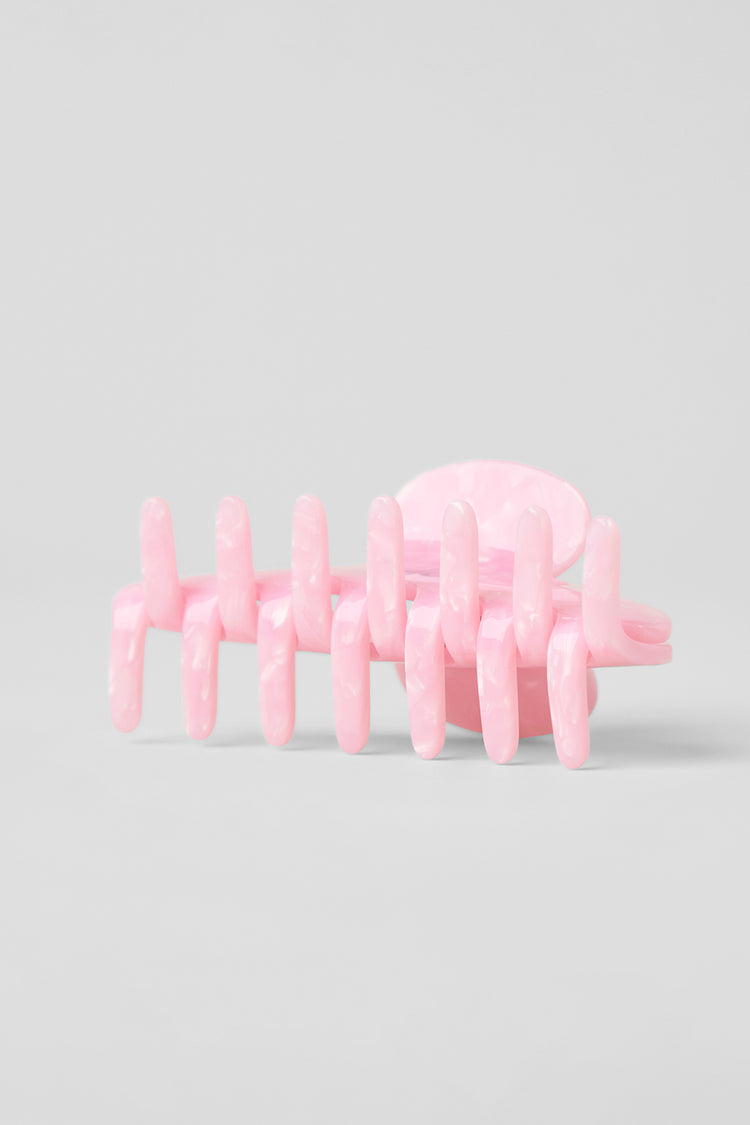 Alo Yoga 90's Claw Clip - Pink Bubble Bath