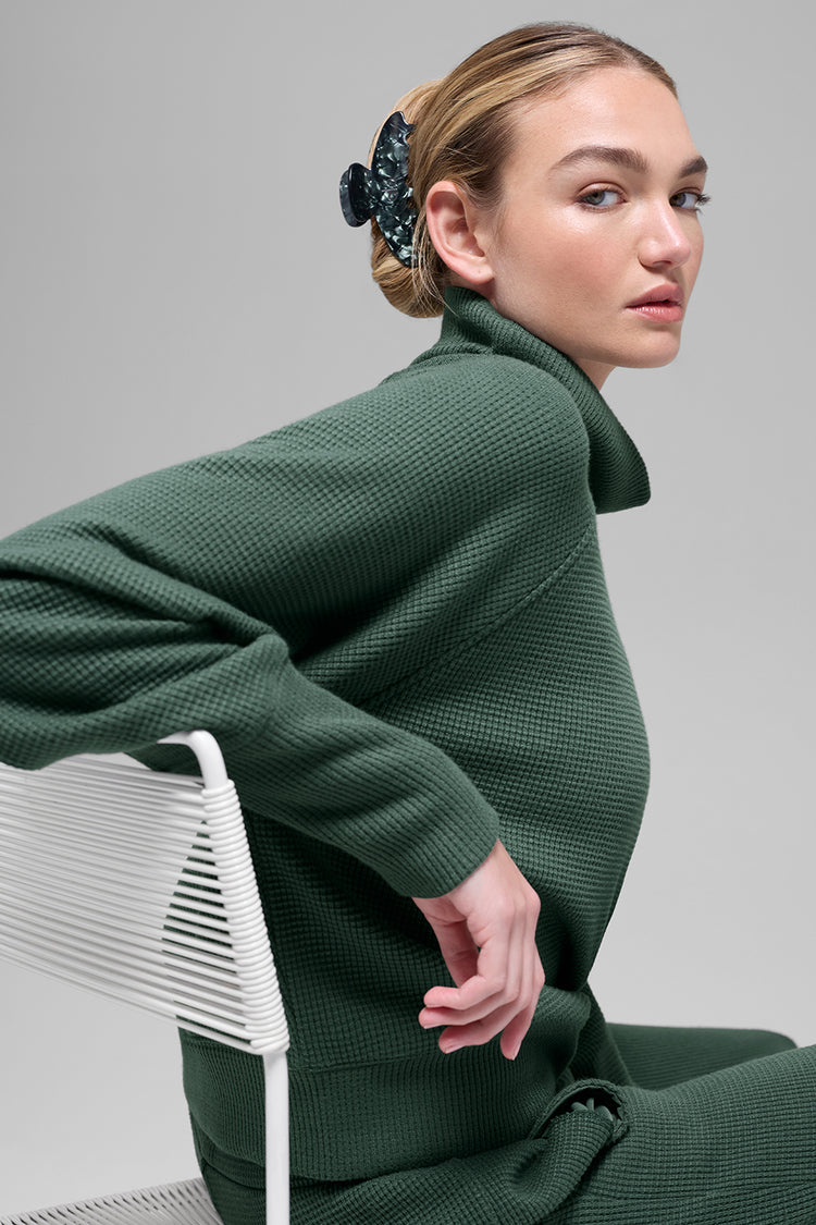 Alo Yoga 90's Claw Clip - Clover Green Agate