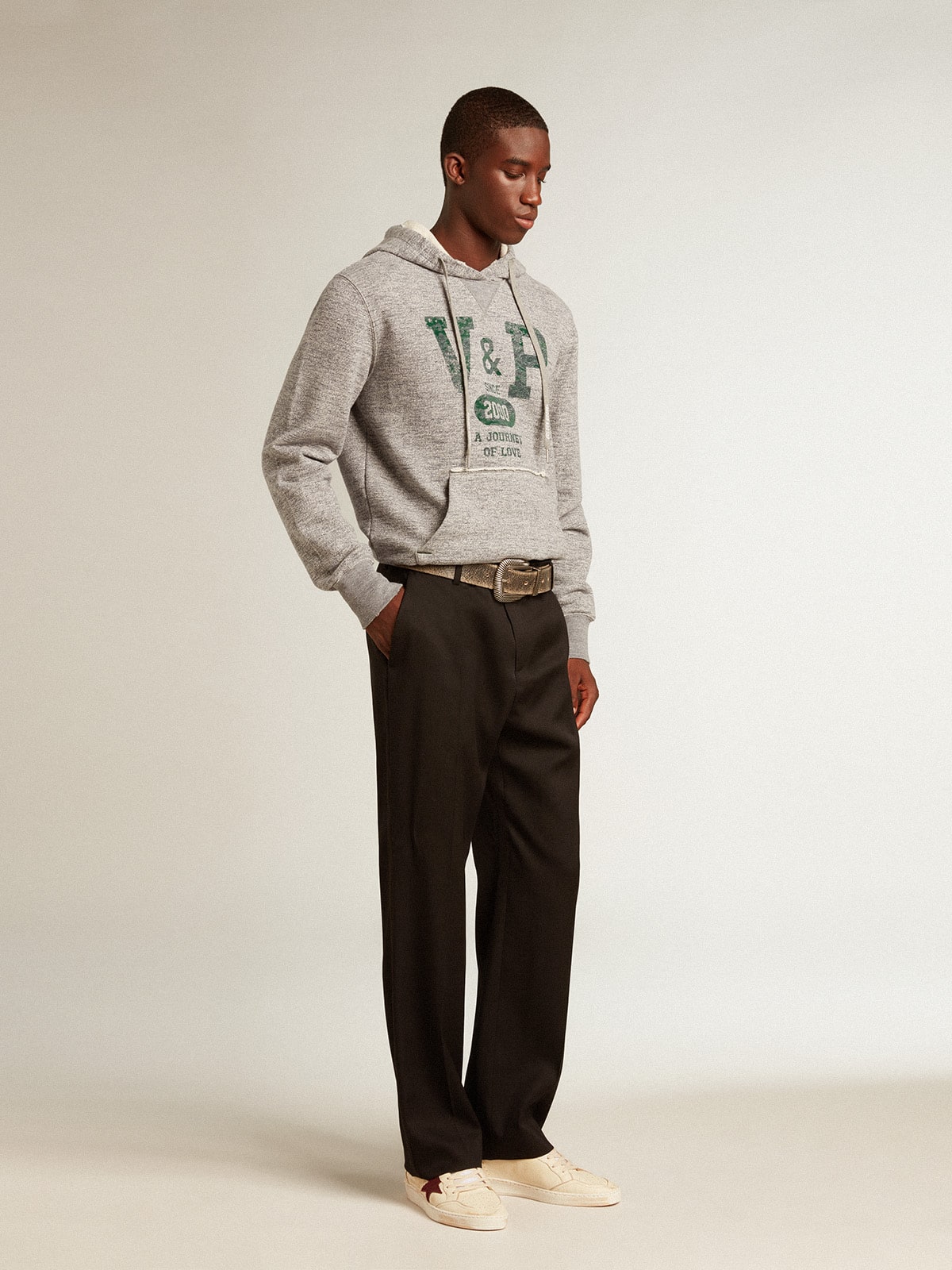 Golden Goose pánské Ball Star v béžové nappa kůži s bordó síťovanou hvězdou a patním poutkem