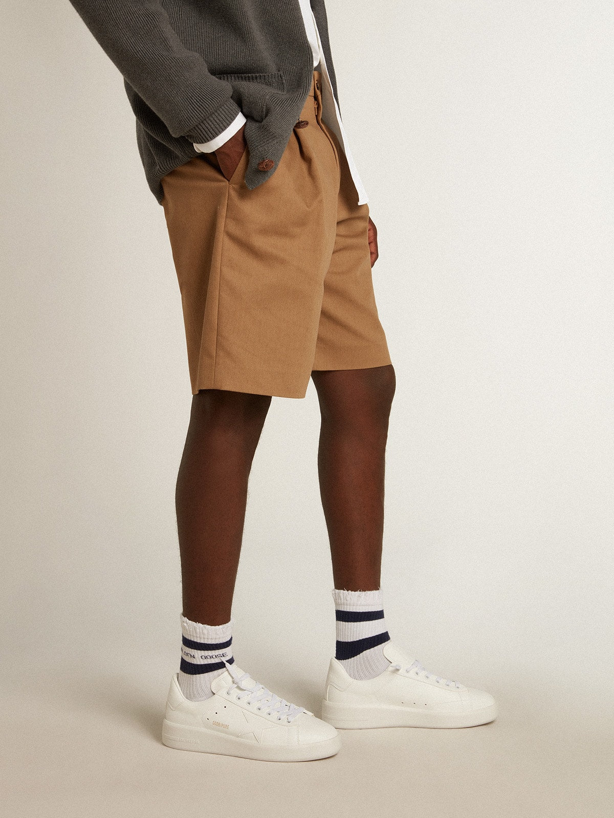 Golden Goose pánské biozaložené Purestar s bílou hvězdou a patním poutkem