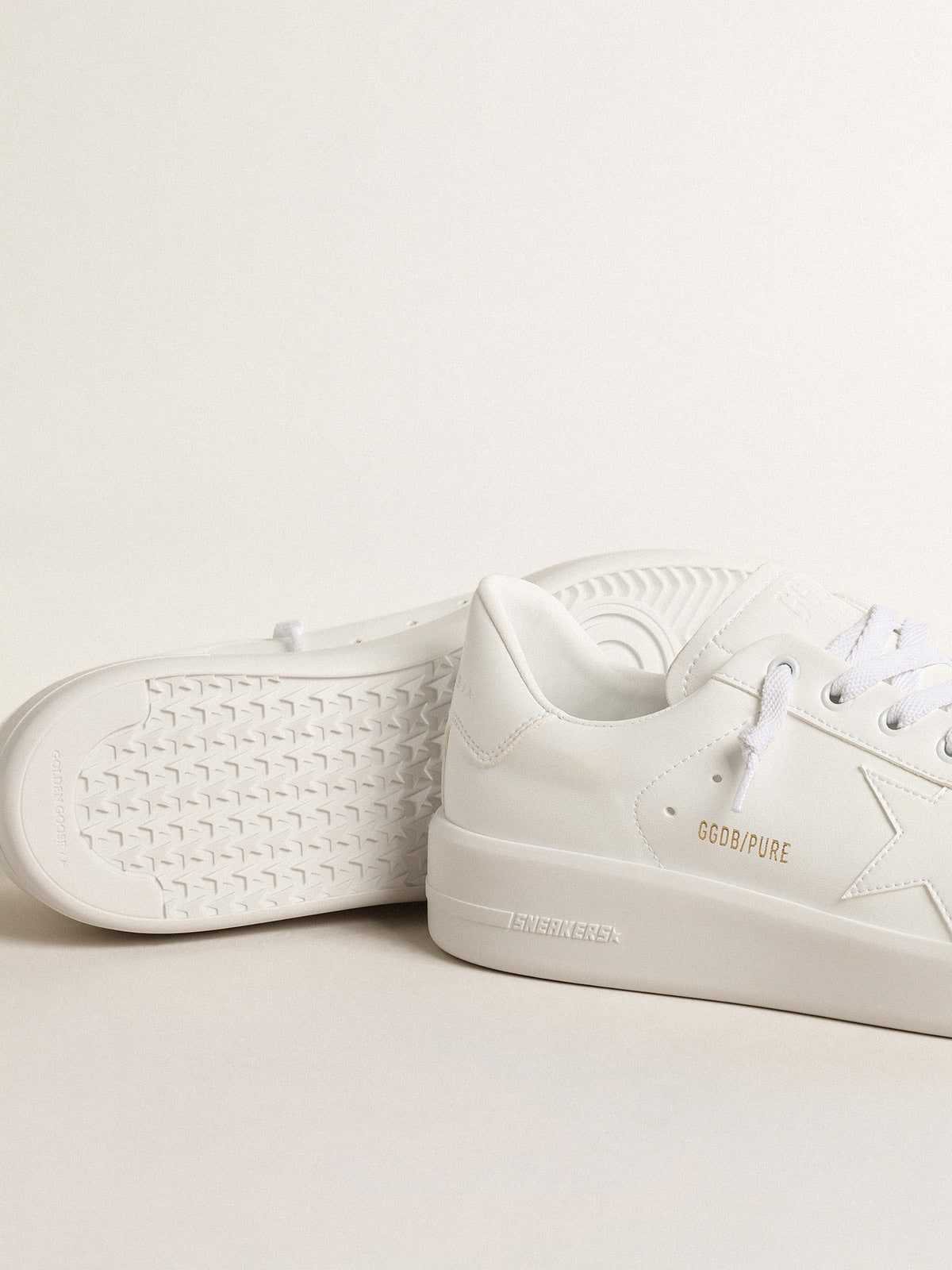 Golden Goose pánské biozaložené Purestar s bílou hvězdou a patním poutkem