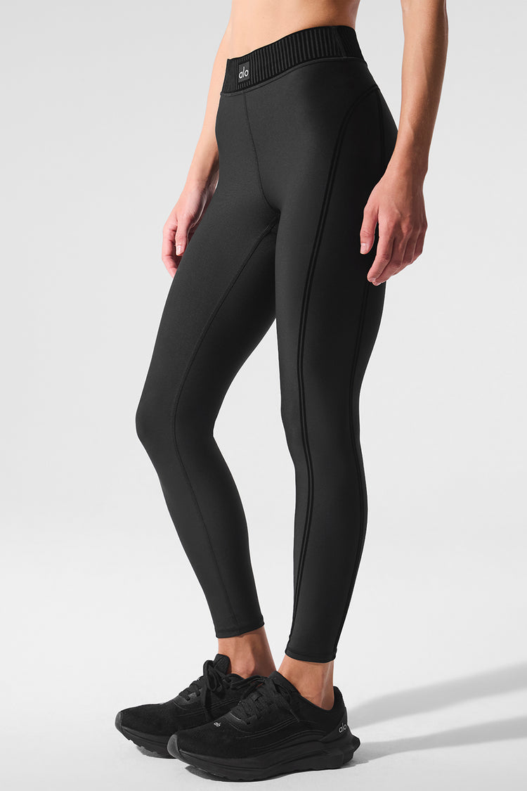 Alo Yoga Airlift High-Waist 7/8 Line Up Legging - černá