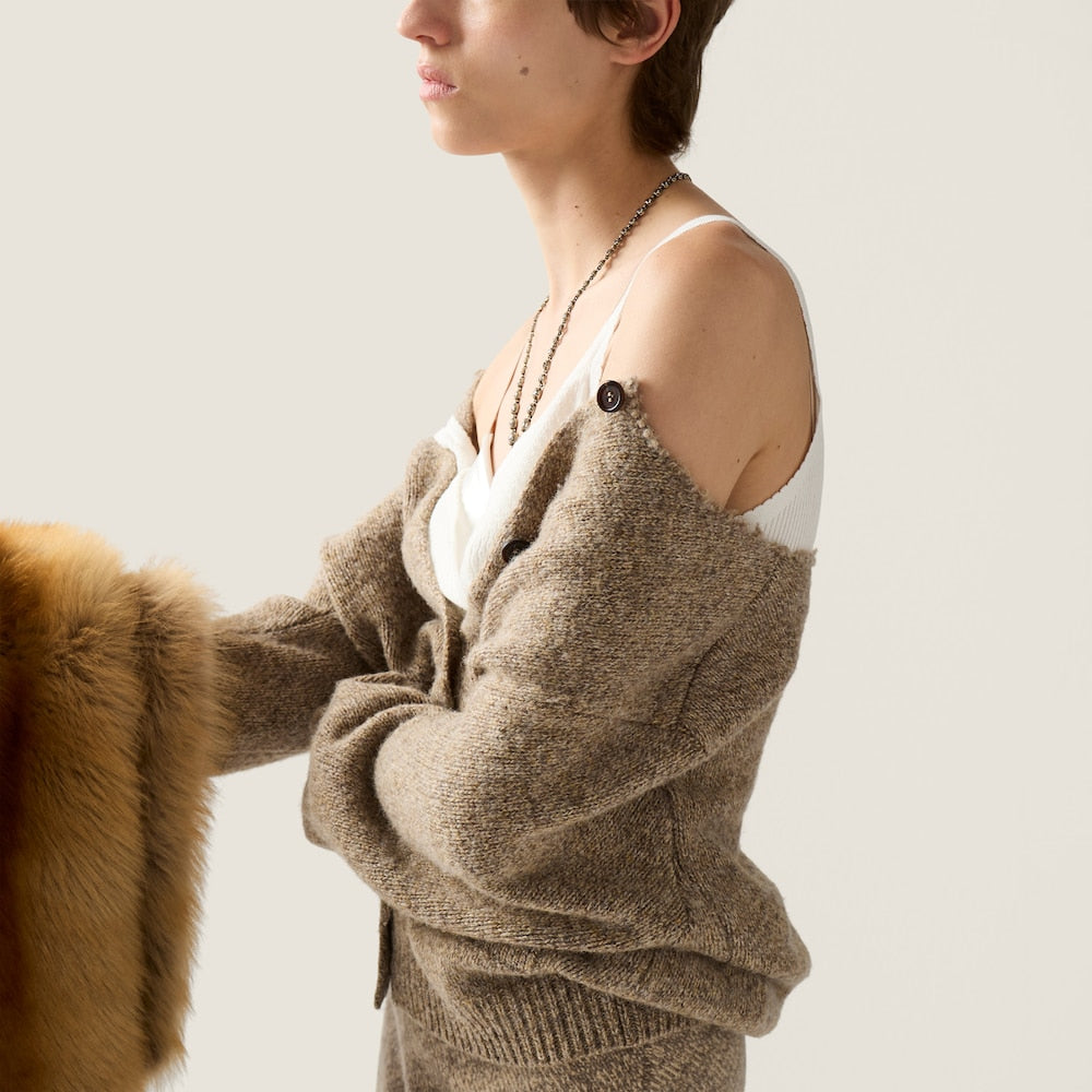 Miu Miu vlněný kardigan