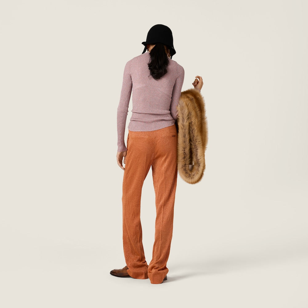 Miu Miu Lurex kalhoty