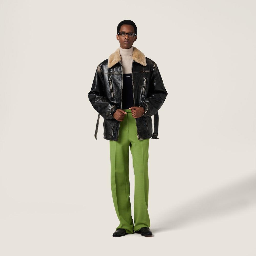 Miu Miu kašmírový svetr s rolákem