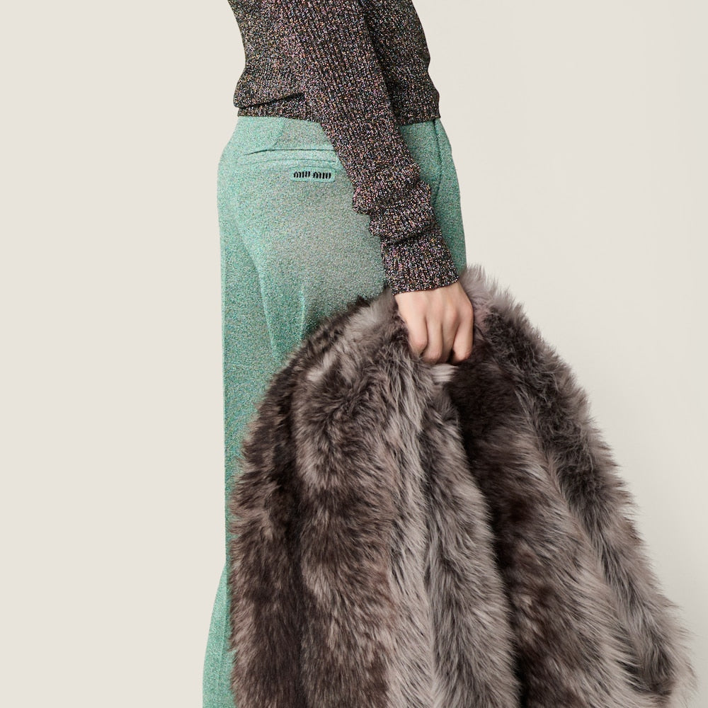 Miu Miu Lurex kalhoty