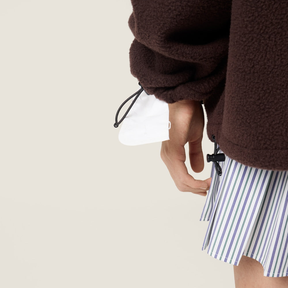 Miu Miu fleecová bunda na zip